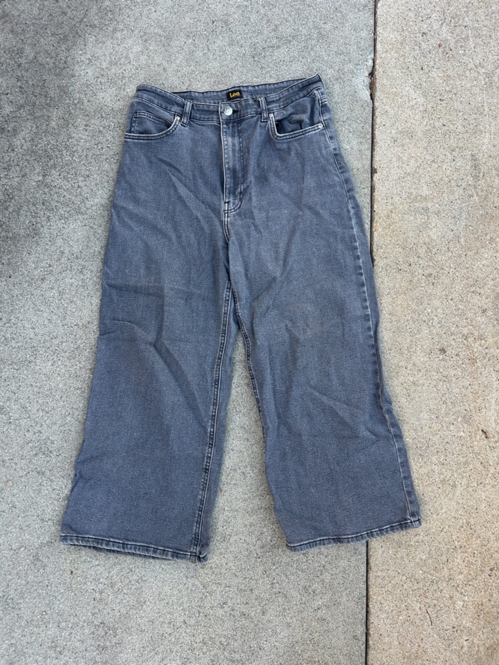 Lee Black Washed Boyfriend Jeans for Women - Picture 2 of 4